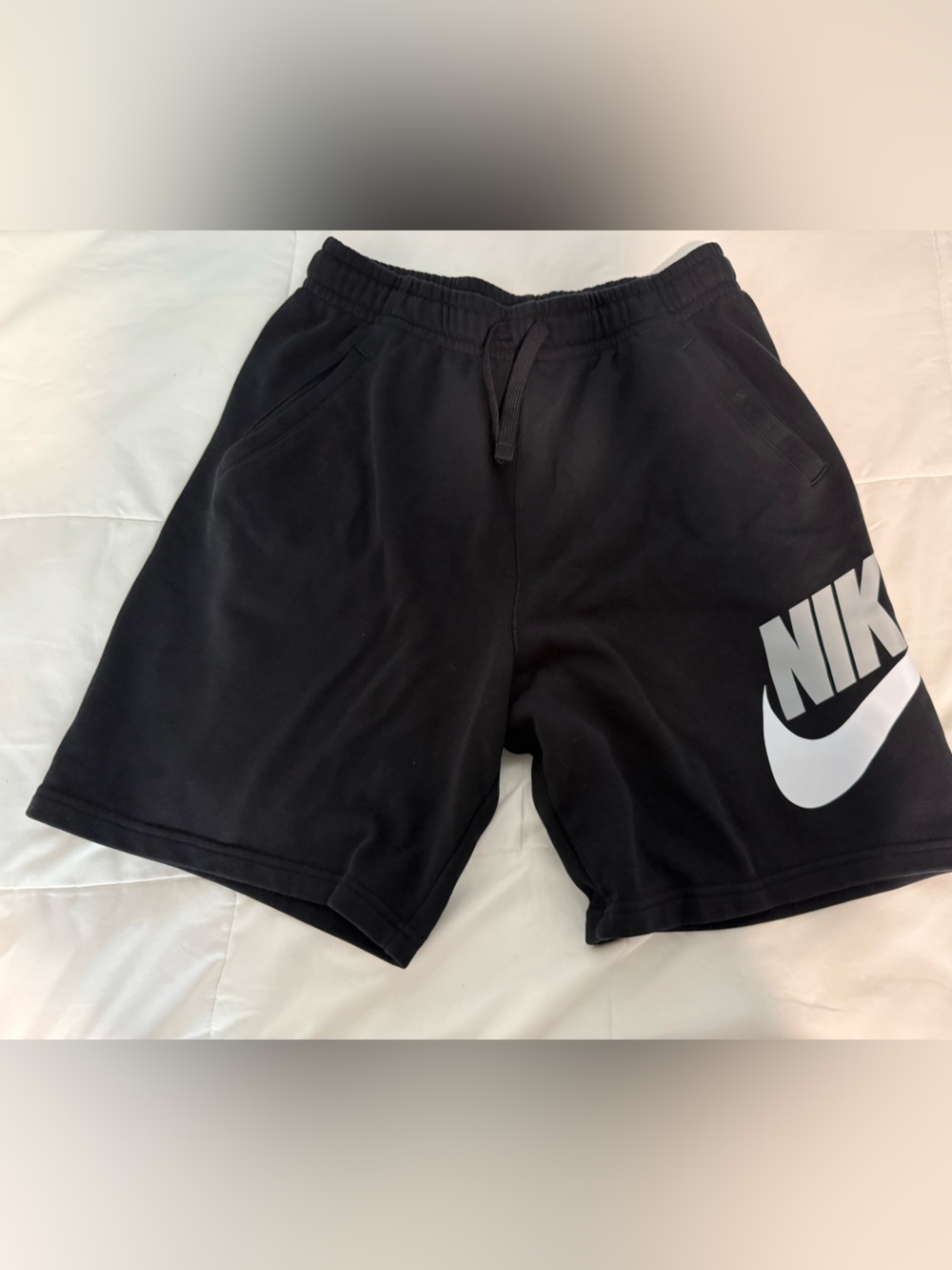 Nike Cotton Men’s Shorts Black NO FLEECE